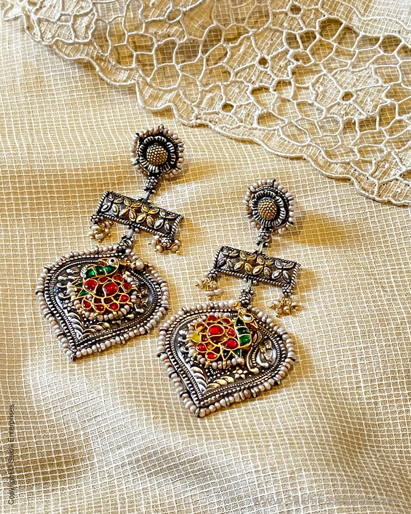ASDS-57792 Silver Statement Earring