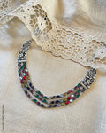 ASDS-57888 Multi Silver Mala