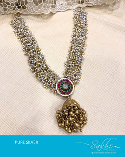 ASDS-T016 - Gold pure Silver Necklace