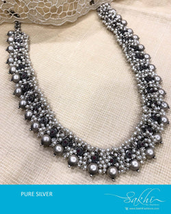 ASDS-T018 - Silver pure Silver Necklace