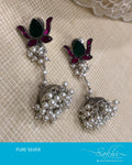 ASDS-T026 Silver Lotus Earring