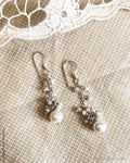 ASDS-T38428 Pearl & Silver Earring