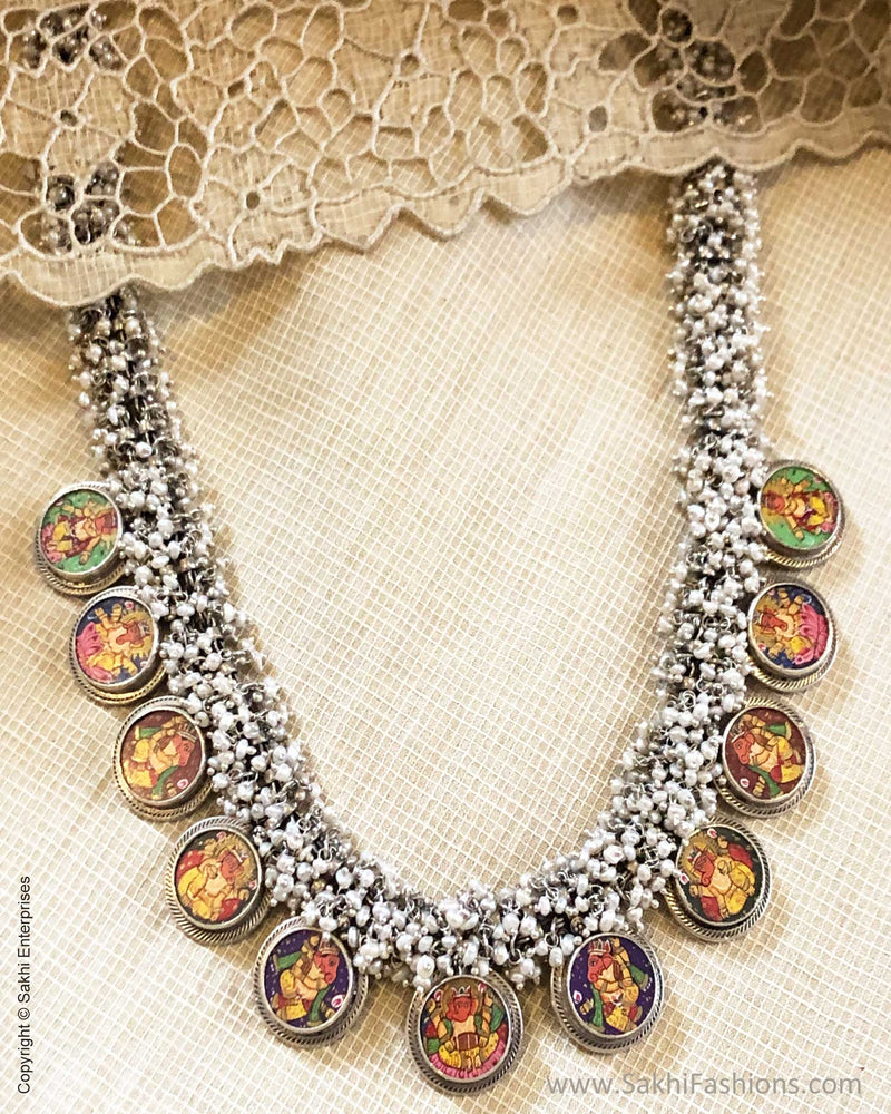 ASDS-T39502 Pearl Coin Mala
