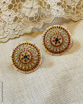 ASDS-T42920 Silver & Gold Earring