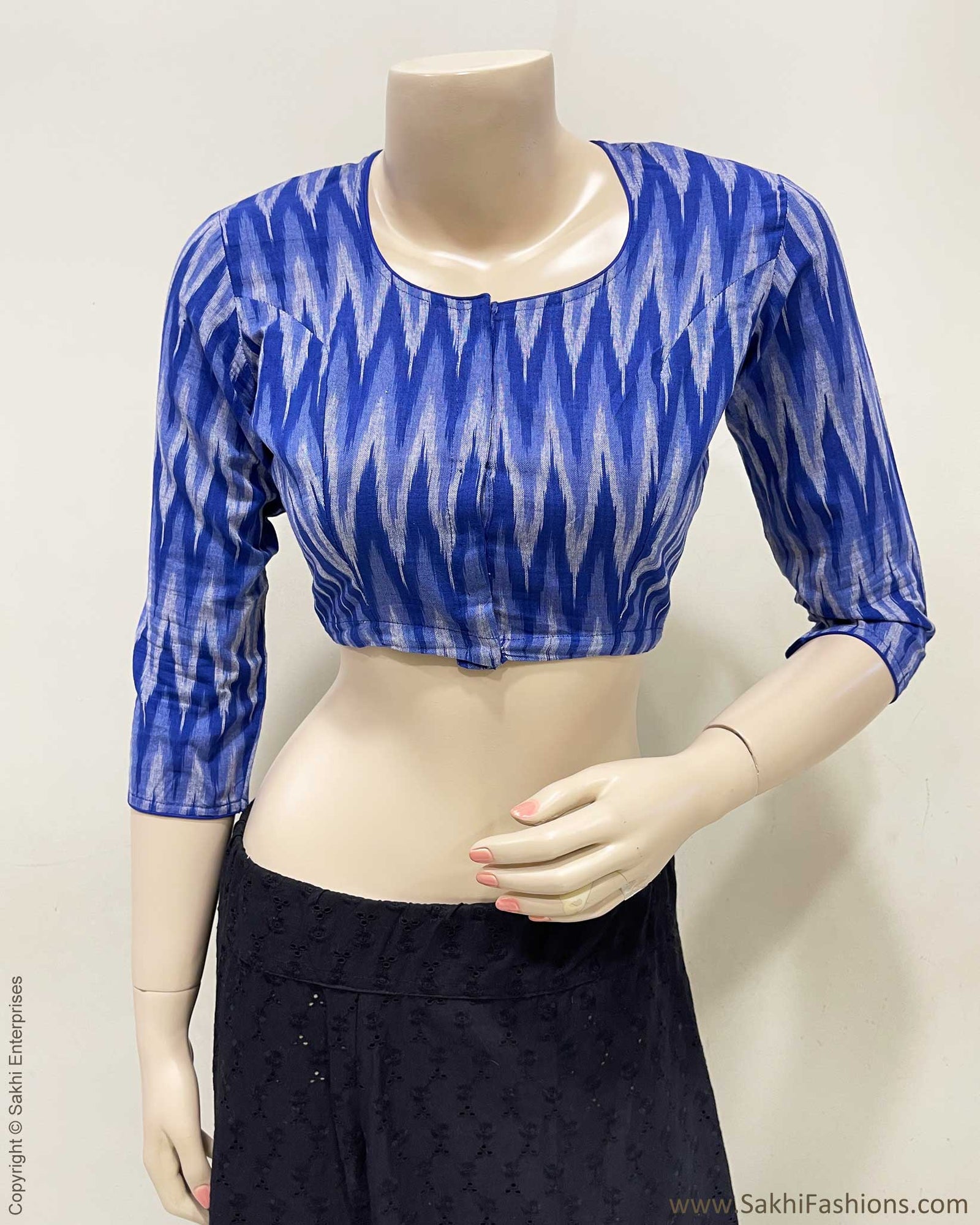 Pure cotton ikkat ready Blouse Sakhi Fashions sakhifashions