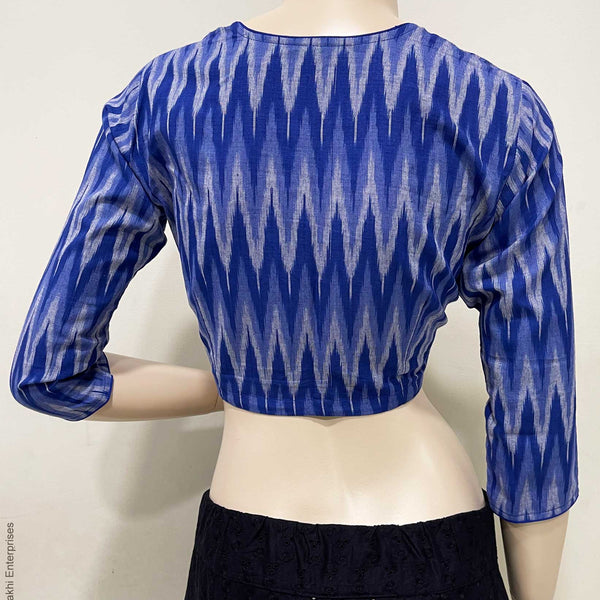 Pure cotton ikkat ready Blouse Sakhi Fashions sakhifashions