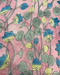 BL-F218133 Pink Silk Kalamkari
