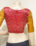 BL-F26678C Pink Banarsi RBlouse