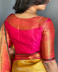 BL-F30322P Pink Kanchi Blouse