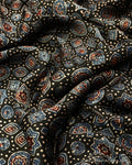 BL-F38072 Black Ajrak Fabric