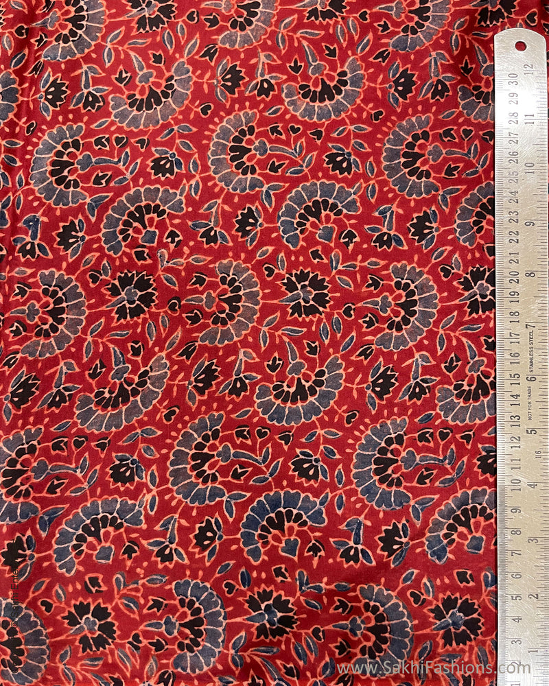 BL-F38073R Red Ajrak