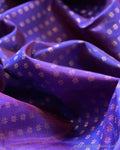 BL-F42315B Purple Blue Kanchi Blouse