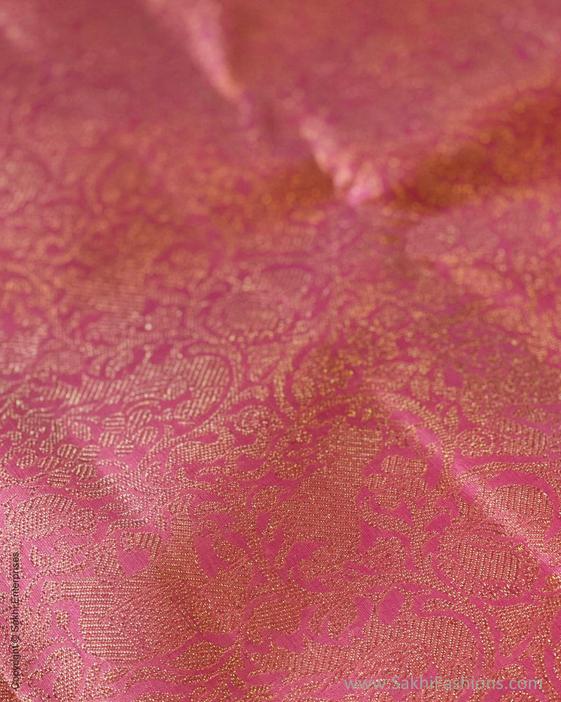 BL-F42379 Pink Kanchi Blouse Fabric