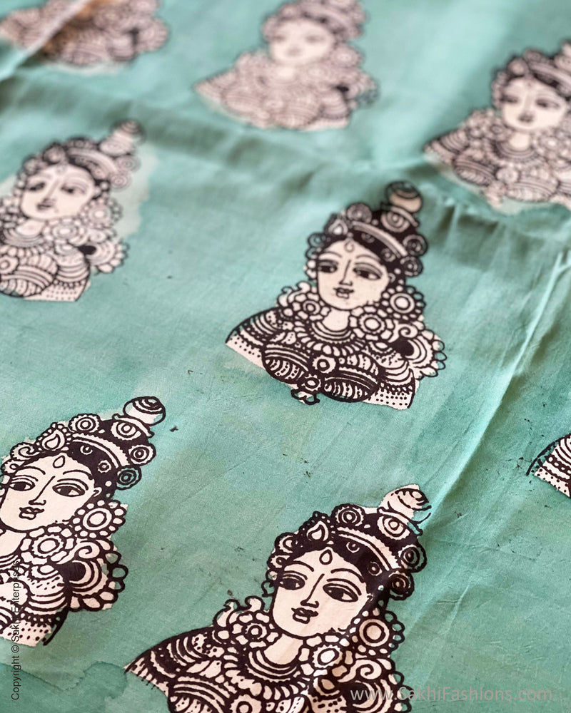 BL-F46918 Devi Silk Kalamkari