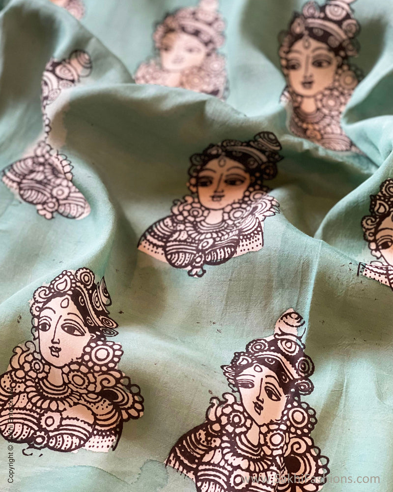 BL-F46918 Devi Silk Kalamkari