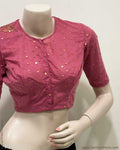 BL-H58419 Pink Sequin Blouse