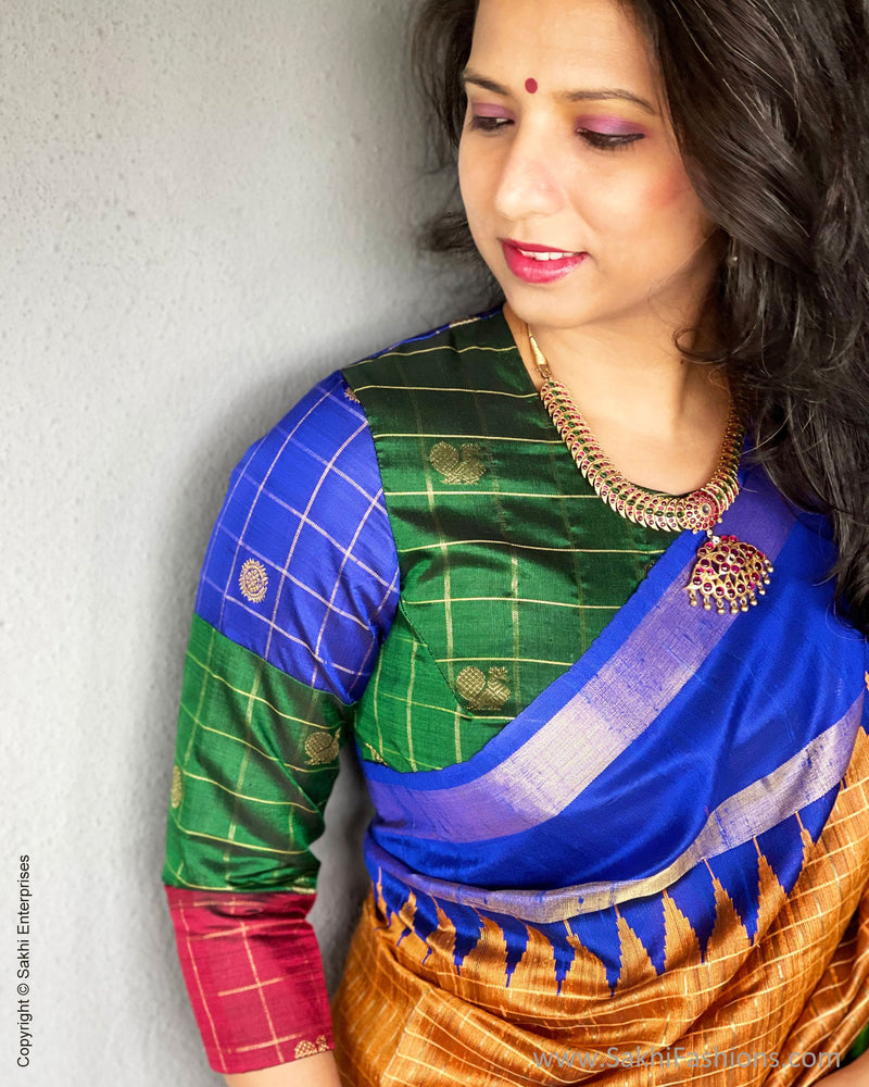 BL-R21X17 Kanchi Collage RBlouse
