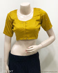 BL-R25091 Mustard Cotton Blouse