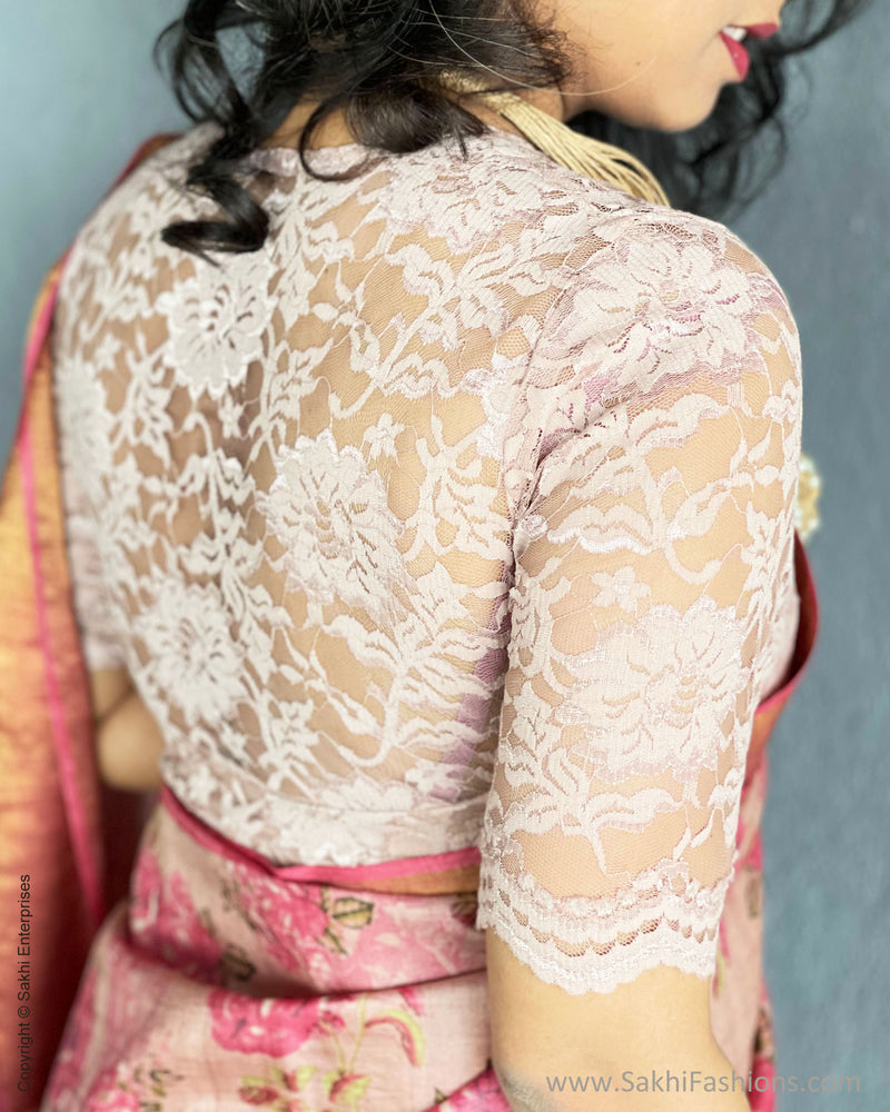 BL-R25841 Beige Lace RBlouse
