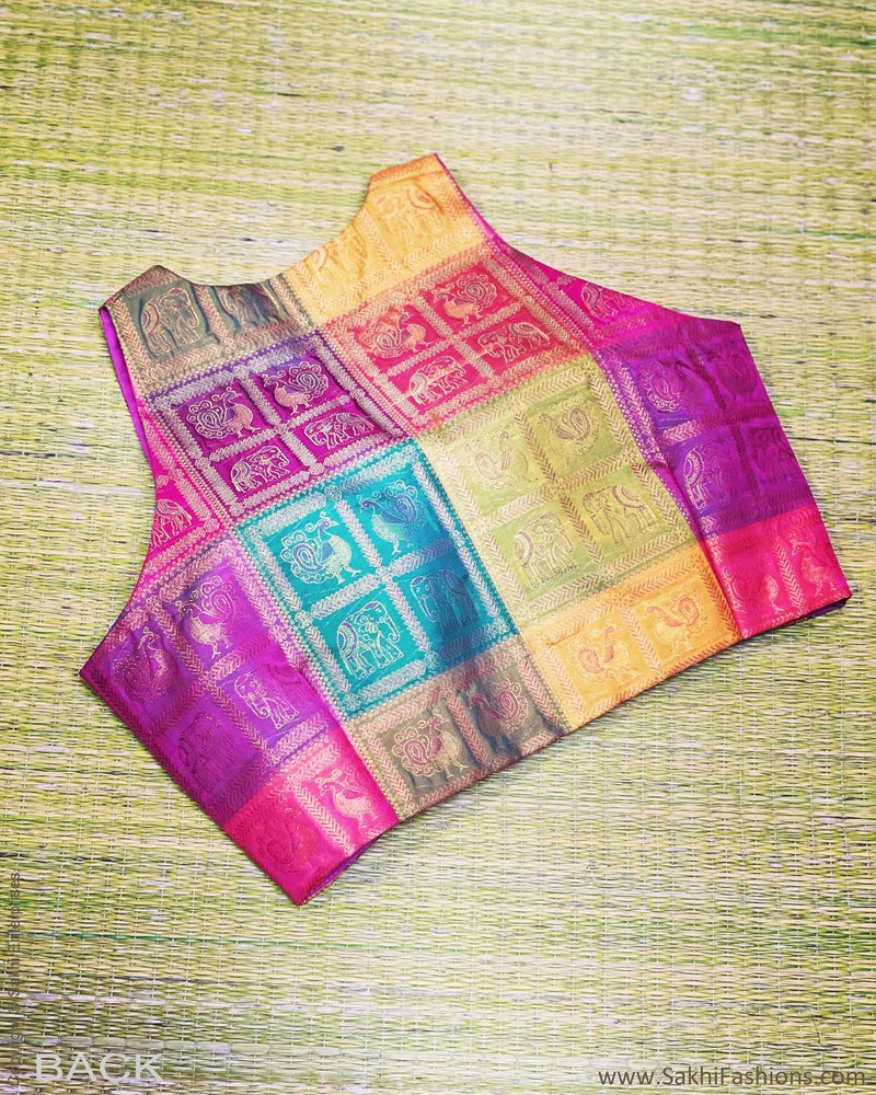 BL-R44329 Multi Kanchi RBlouse