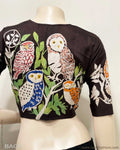 BL-R47012 Batik silk Blouse
