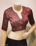 BL-R50196 Gheva Ajrakh RBlouse