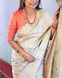BL-R54769 Peach Kanchi Blouse