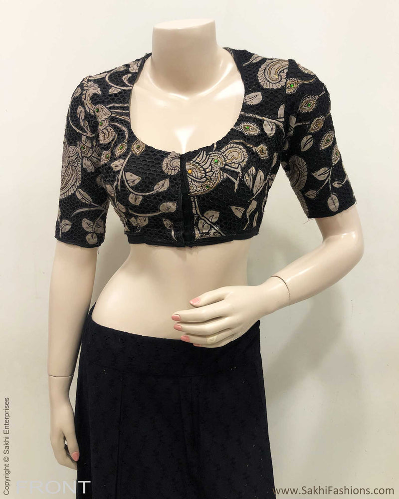 BL-S10205E Black Cutwork Rblouse