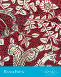 BL-S21088 - Maroon Pure Silk Blouse Fabric