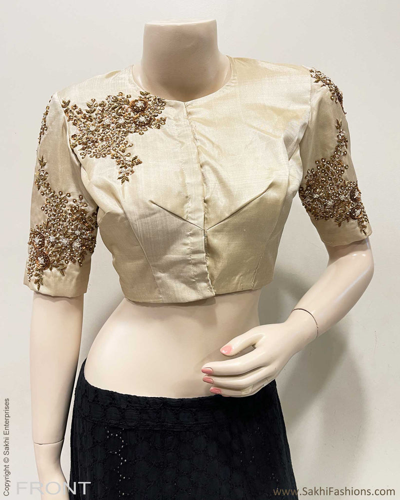 BL-S48878 Cream Floral Kanchi