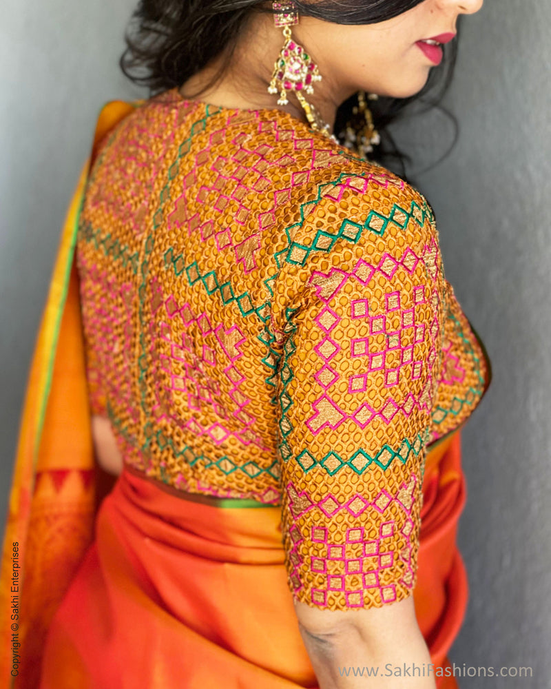 BL-S54562 Kasuthi Cutwork Rblouse