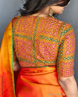 BL-S54562 Kasuthi Cutwork Rblouse