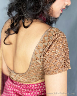 BL-U1124 Antique Cutwork Rblouse
