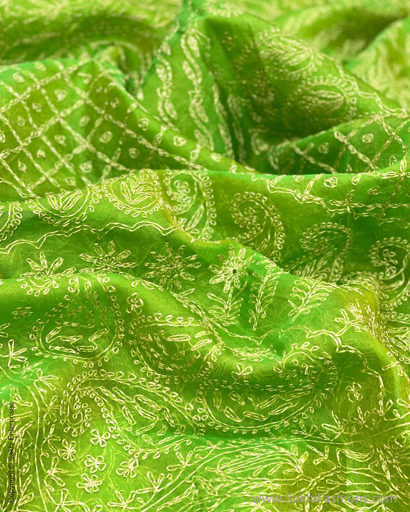 DP-S38916 Green Organza Theptchi