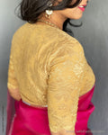 DRBL-1528H Gold Lace RBlouse