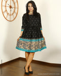 EE-R181655 Black Cotton Dress