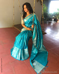 EE-R28034 Turq Kanchi Saree