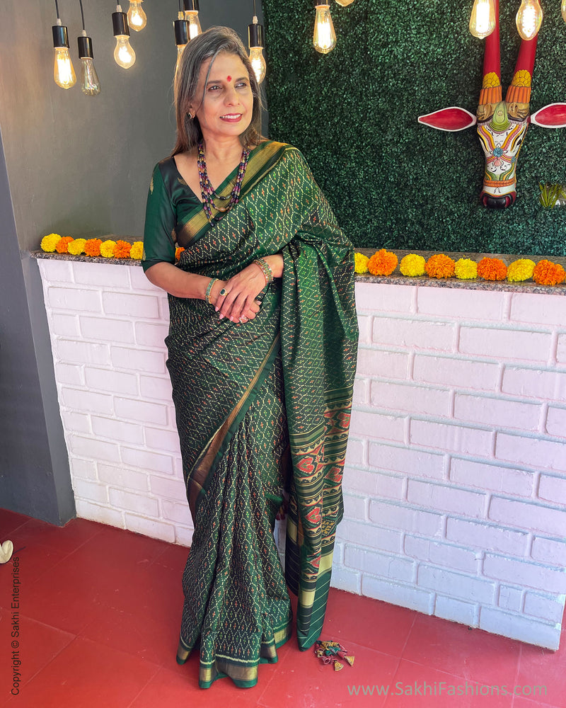 EES46930 Green Rajkot Sari sakhifashions
