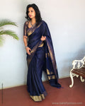 EE-S18505 Blue RawSilk