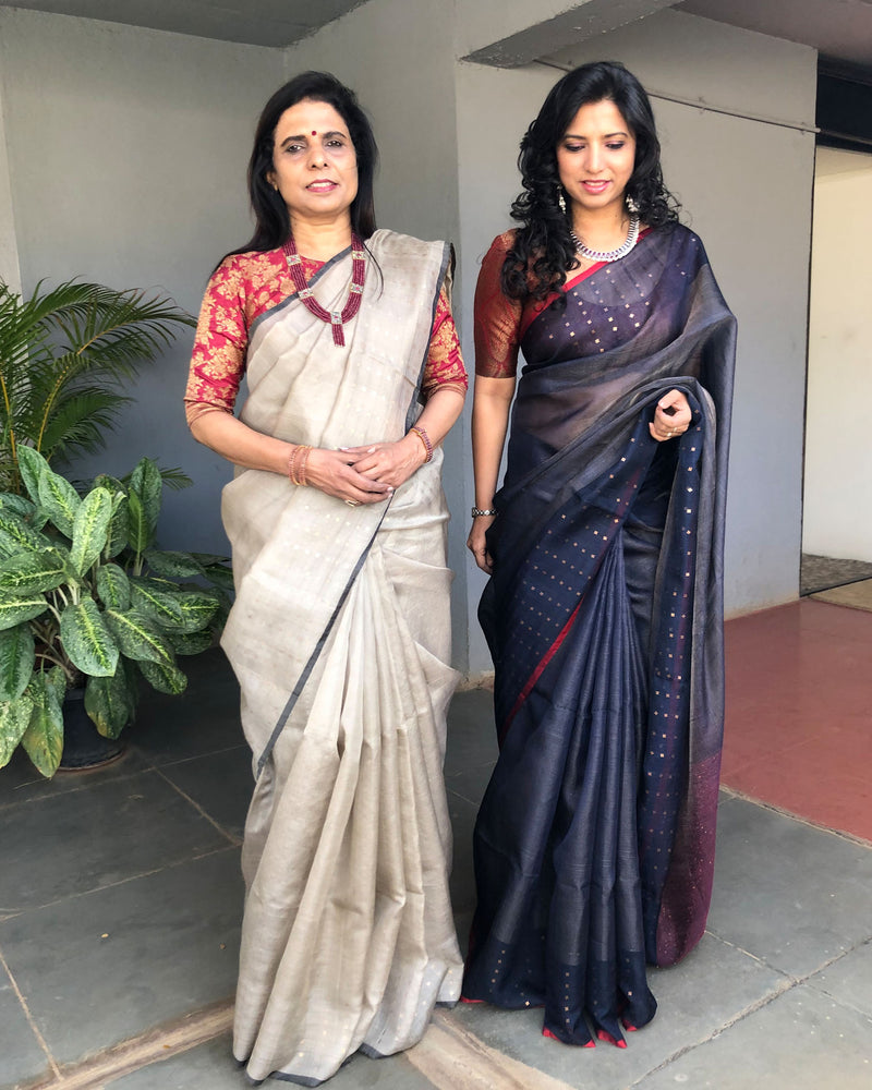 Green Banarasi Handloom Kora Silk Saree – Elegantt Drapes