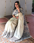 EE-S21062 Tussar Cutwork