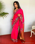 EE-S35220 Pink Kanchi Cutwork