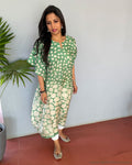 EE-S37262 Green Batik Kaftan