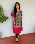 EE-S38039 Grey Ikaat Kaftan