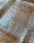 EE-S47284O Orange Tissue Saree