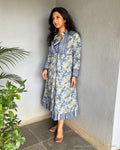 EE-S50130 Blue Jacket Dress