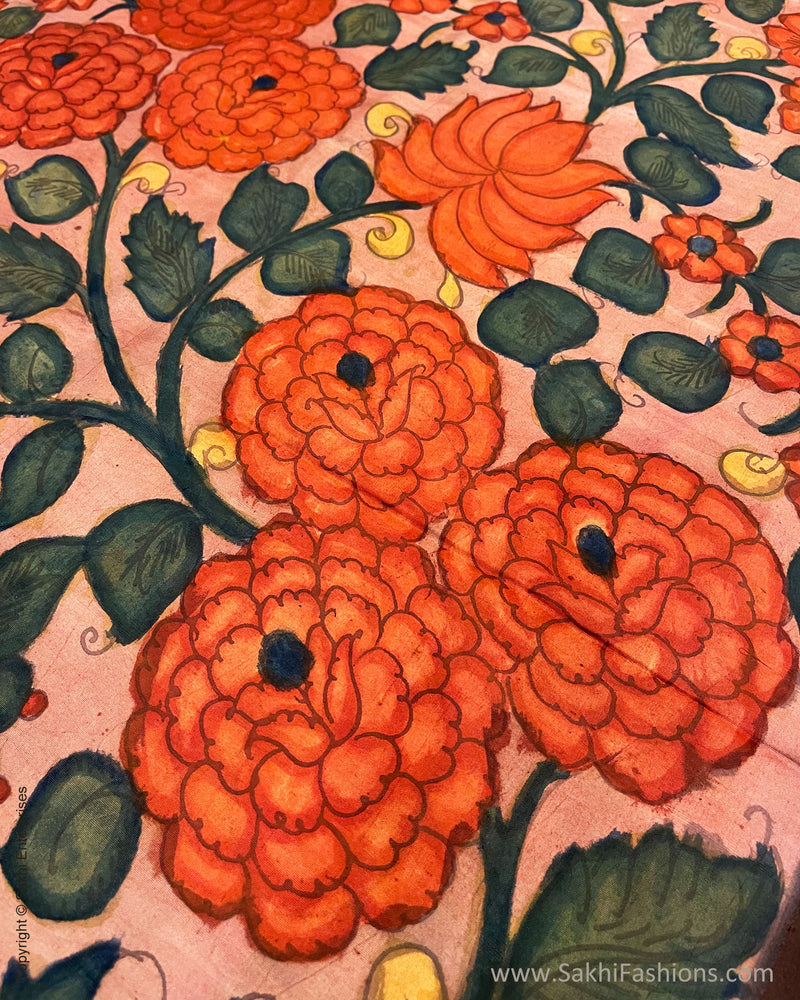 EE-S53221 Kalamkari Kanchi Silk