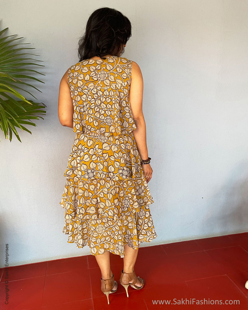 EE-S54406 Kalamkari Layer Dress