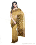 ITS-14094 - Beige &  Blended Tussar Saree