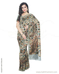 ITS-20035 Blue Chanderi Saree